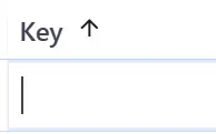 Cell for typed entry