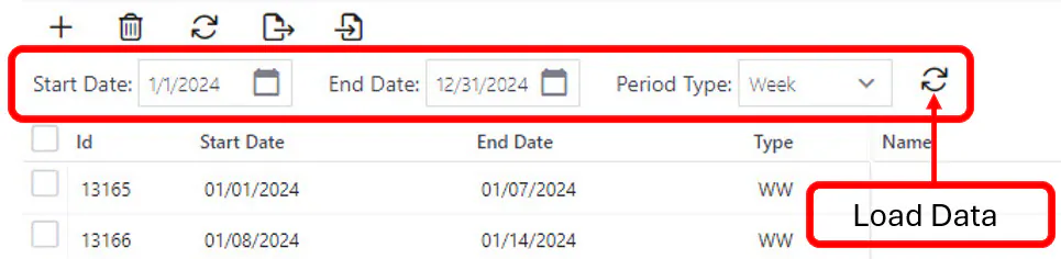Administration sys period ctls