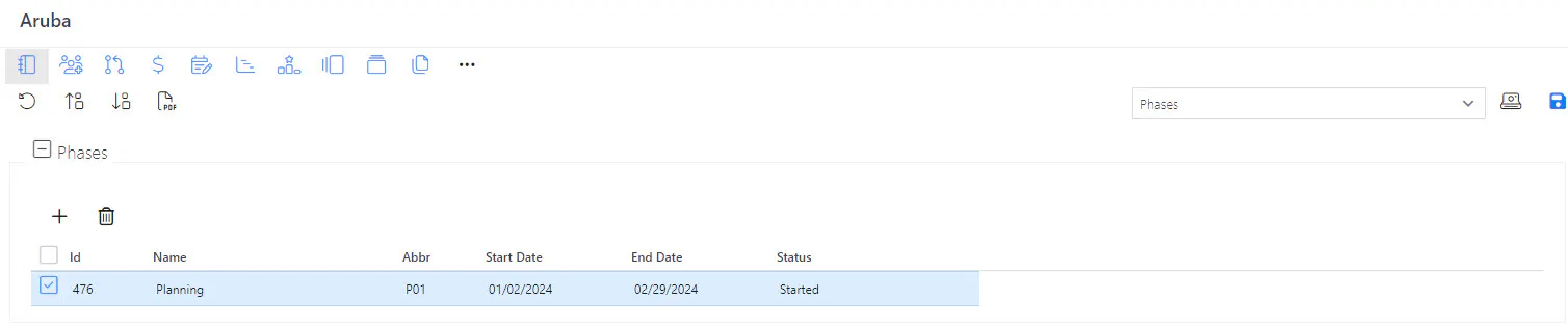 Forms phases user view