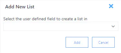 Add new list