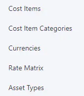 Financial lists