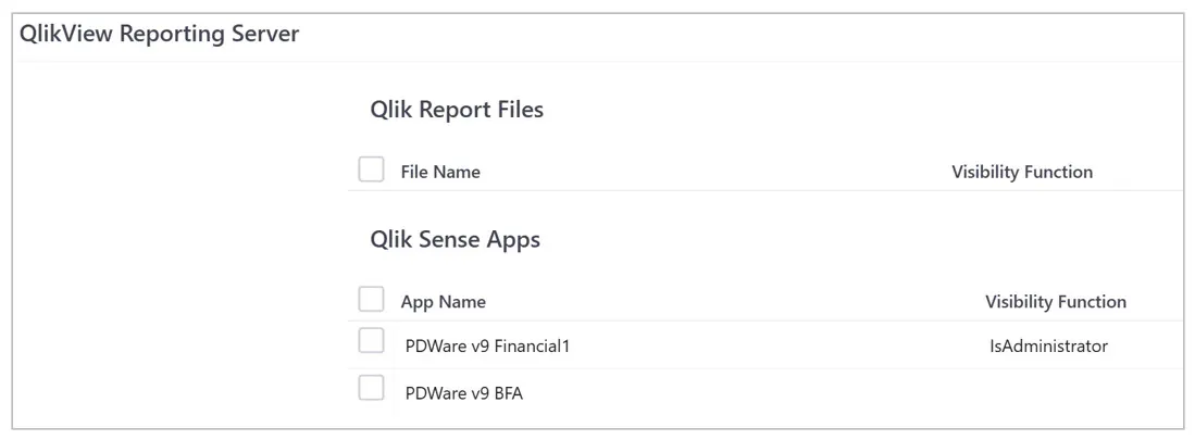 Administration settings qlik sense
