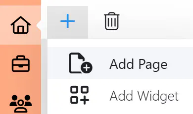 Dashboard menu