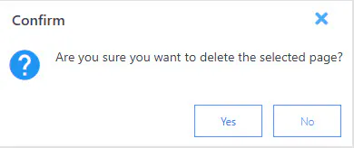 Dashboard delete