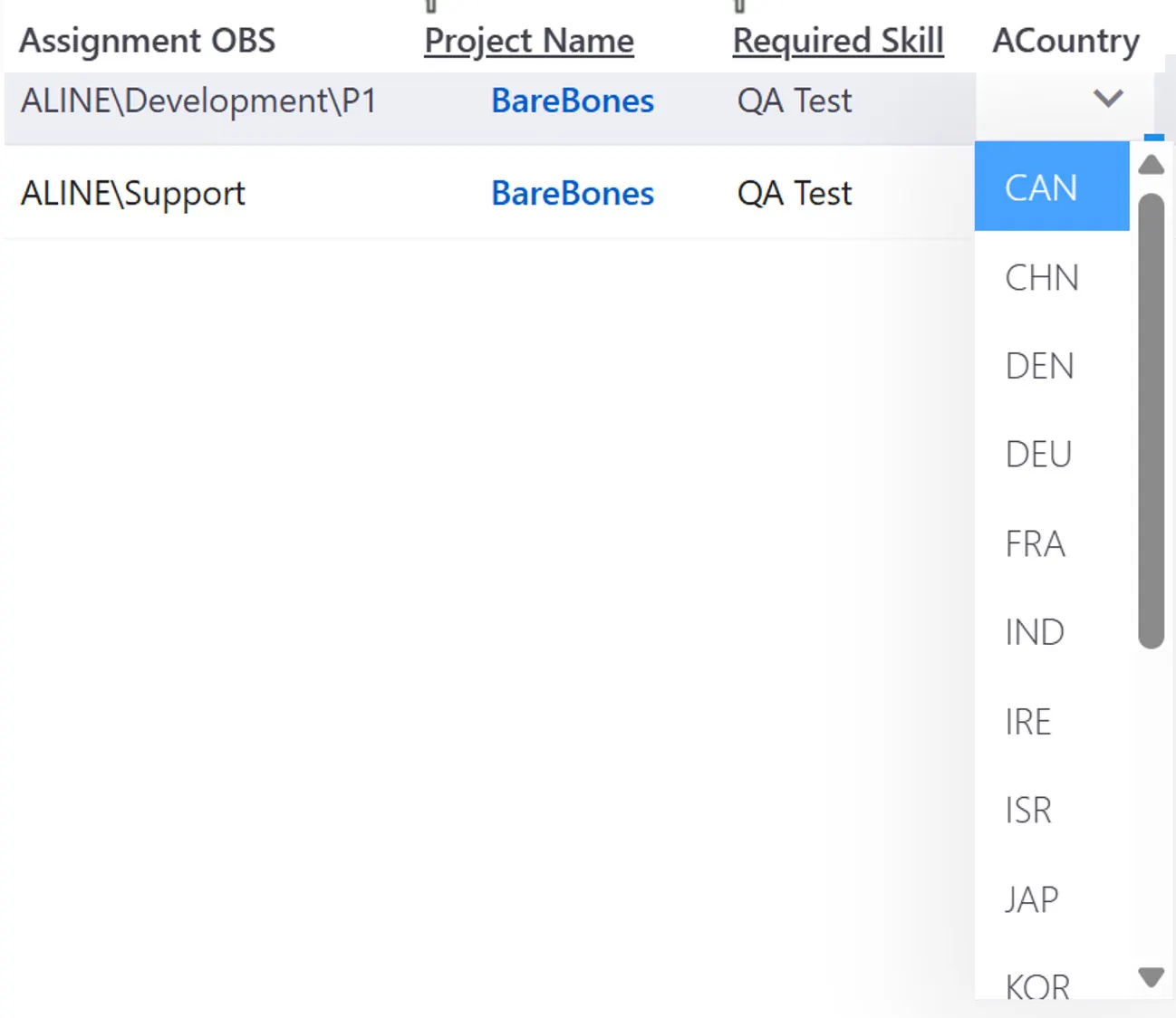 Assignments fba unchecked