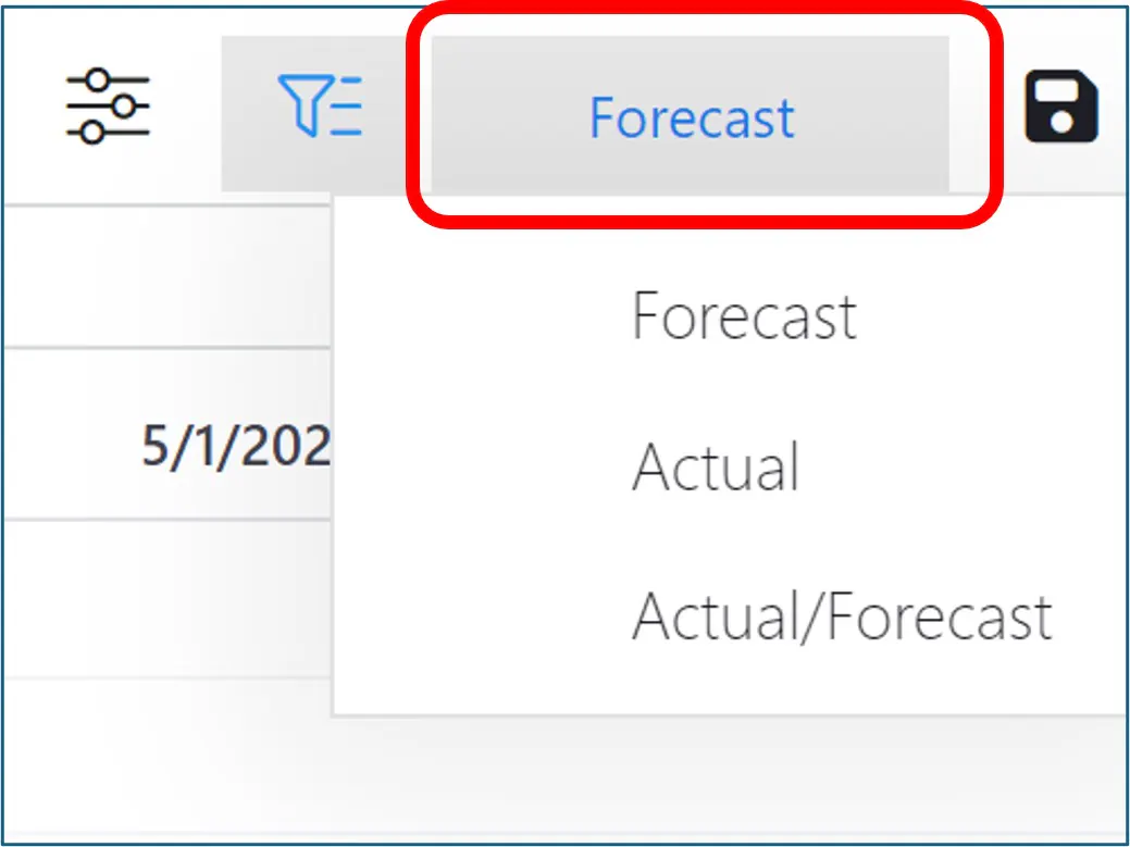 Display value types financial