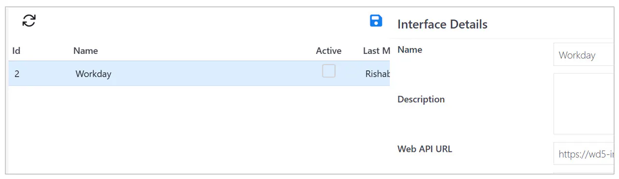 Administration other interfaces