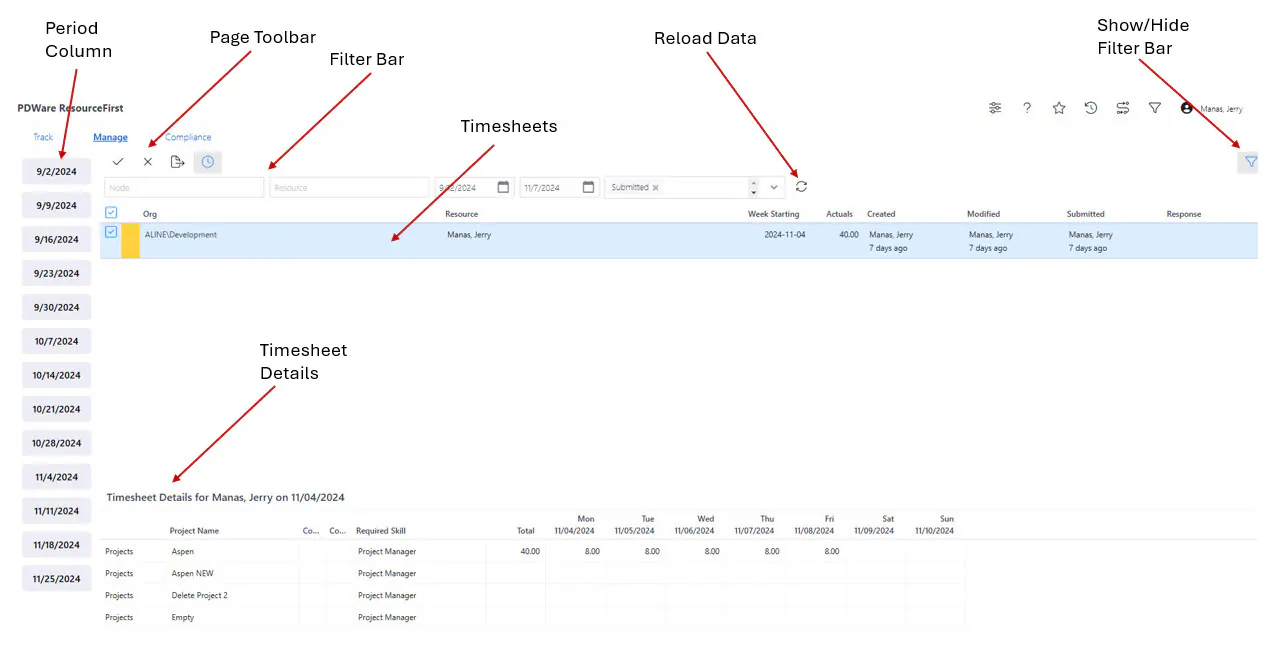 Manage time annotations