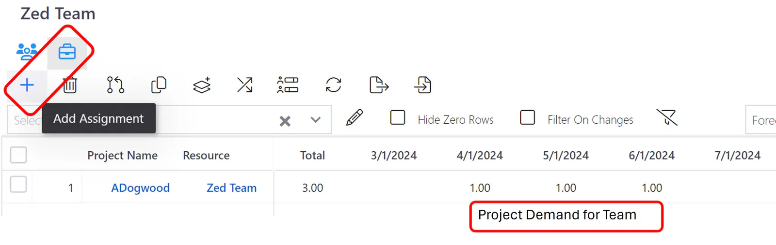 Team Detail Pages – Team Assignments