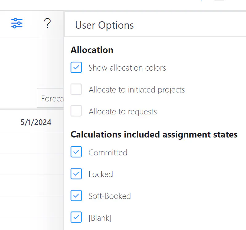 Allocation uopt color