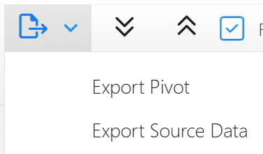 Pivot table export