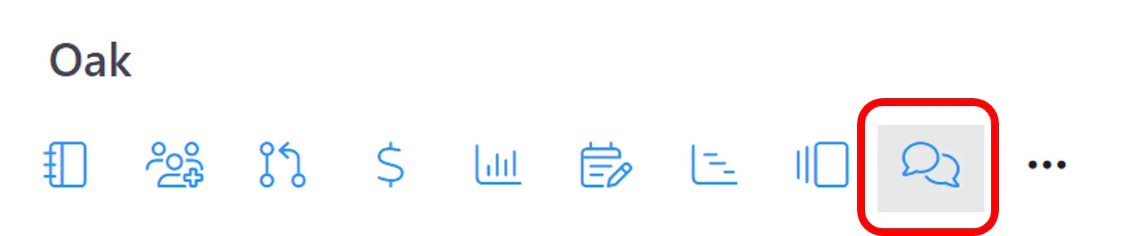 Project comm page icon