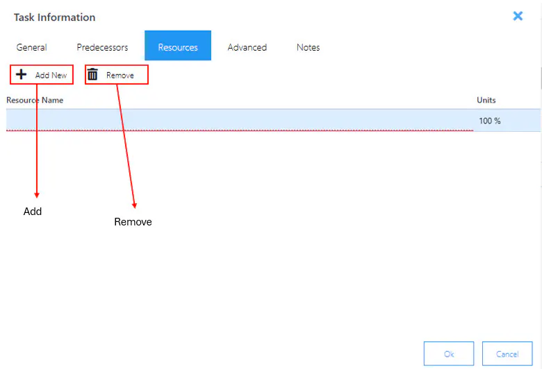 Task info resources