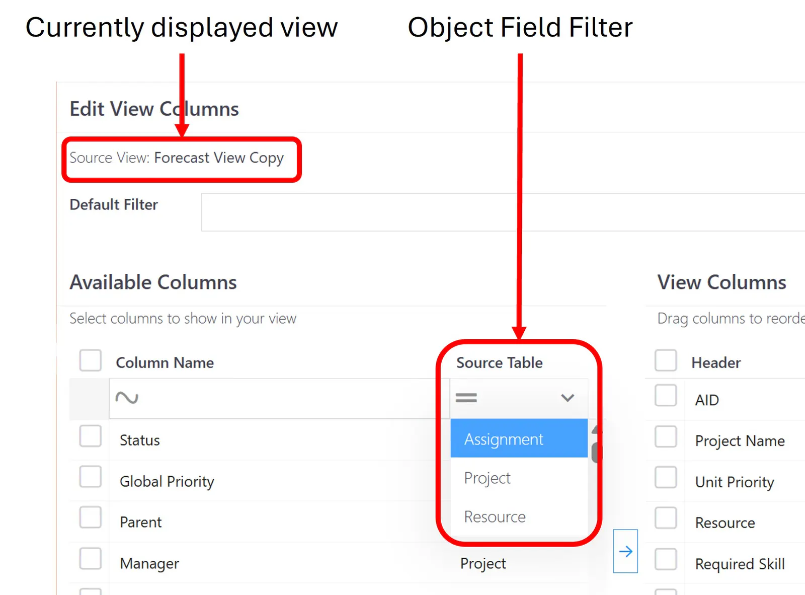 UI view type